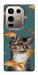 Чехол Cat with fish для Infinix Note 50 Pro 4G