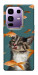 Чехол Cat with fish для Infinix Note 50 Pro+