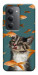 Чехол Cat with fish для Xiaomi Redmi 15 (Europe version)