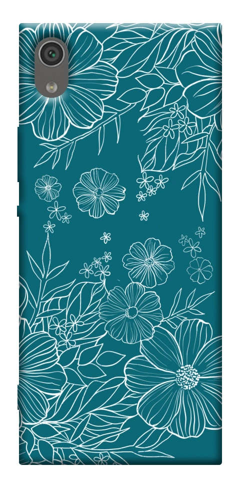 Чехол Botanical illustration для Sony Xperia XA1