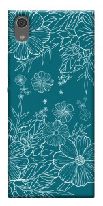Чехол Botanical illustration для Sony Xperia XA1
