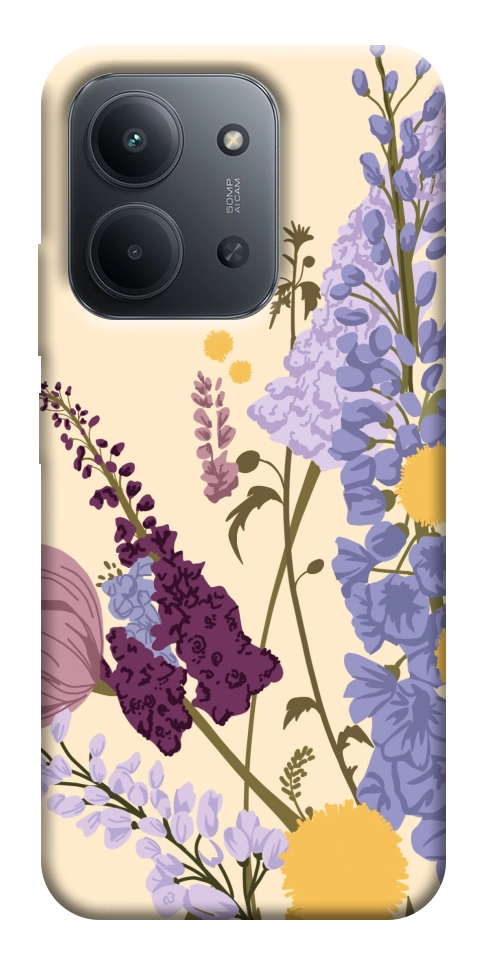 Чехол Flowers art для Xiaomi Redmi 15C (Europe version)