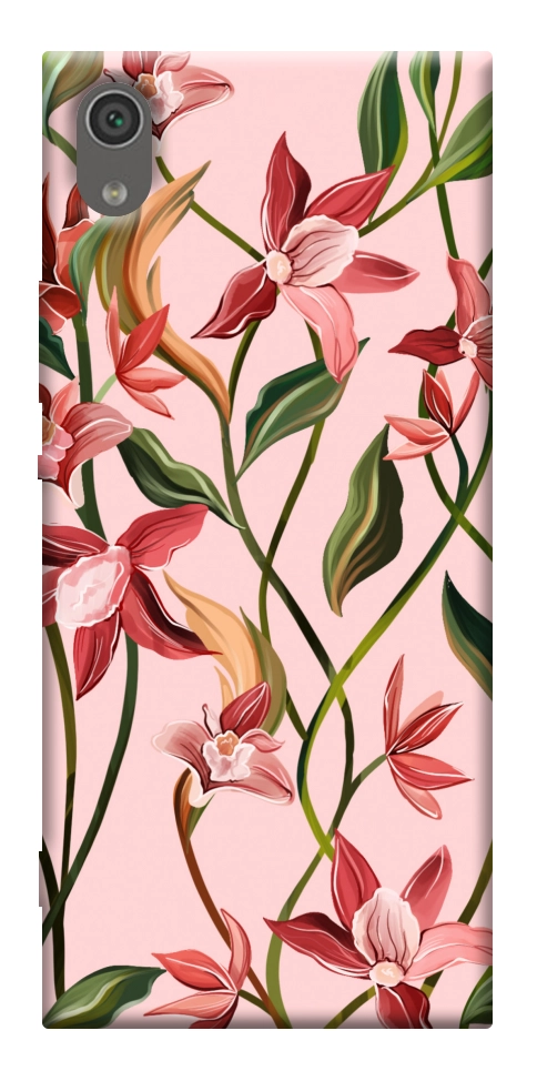 Чехол Floral motifs для Sony Xperia XA1