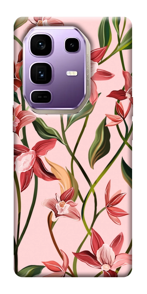 Чехол Floral motifs для Infinix Note 50 Pro+