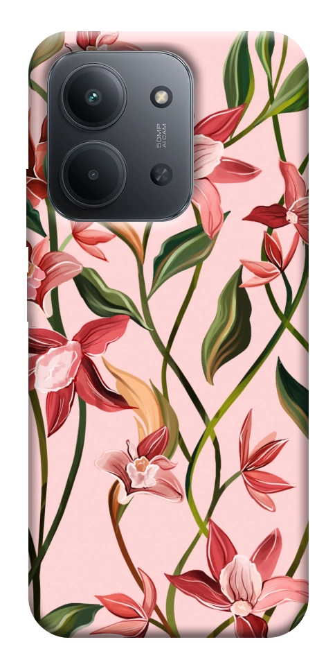Чехол Floral motifs для Xiaomi Redmi 15C (Europe version)