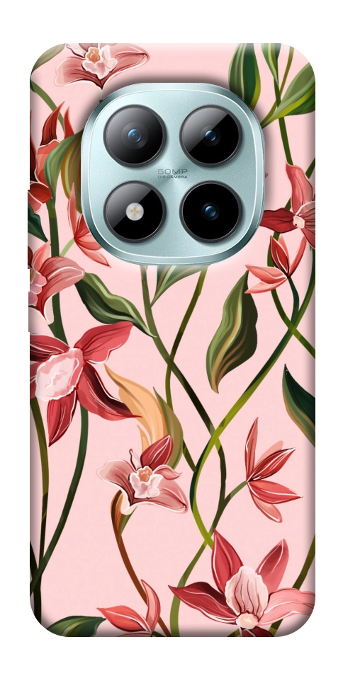 Чехол Floral motifs для Xiaomi Redmi Note 15 Pro+ 5G