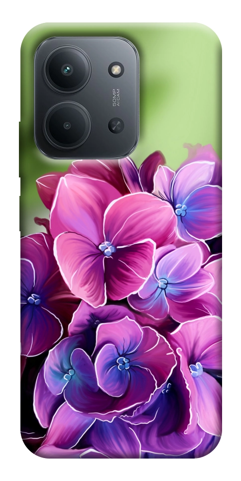 Чехол Кружевная гортензия для Xiaomi Redmi 15C (Europe version)