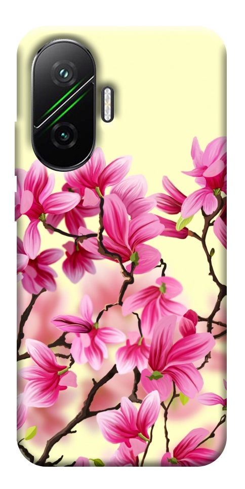 Чехол Цветы сакуры для Xiaomi Poco F7