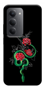 Чехол Snake in flowers для Xiaomi Redmi 15 (Europe version)