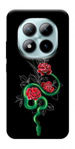 Чехол Snake in flowers для Xiaomi Redmi Note 15 Pro 5G