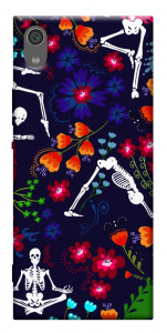 Чехол Yoga skeletons для Sony Xperia XA1