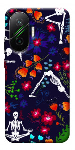 Чехол Yoga skeletons для Xiaomi Poco F7