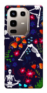 Чехол Yoga skeletons для Infinix Note 50 Pro 4G