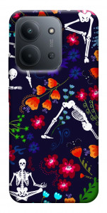 Чехол Yoga skeletons для Xiaomi Redmi 15C (Europe version)