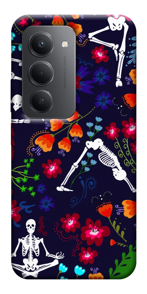 Чехол Yoga skeletons для Xiaomi Redmi 15 (Europe version)