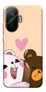 Чехол Медвежата для Xiaomi Poco F7