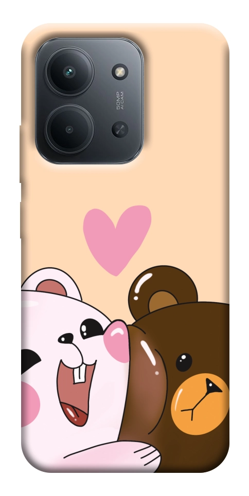 Чехол Медвежата для Xiaomi Redmi 15C (Europe version)