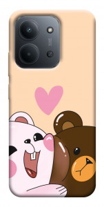 Чехол Медвежата для Xiaomi Redmi 15C (Europe version)