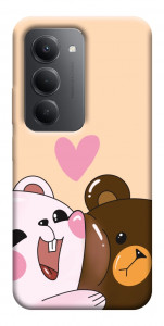 Чехол Медвежата для Xiaomi Redmi 15 (Europe version)