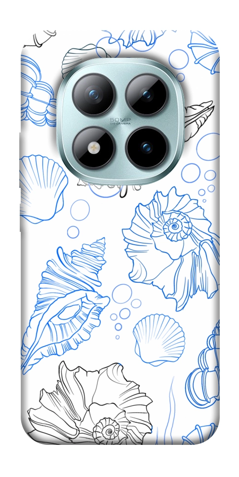 Чехол Морские ракушки для Xiaomi Redmi Note 15 Pro 5G