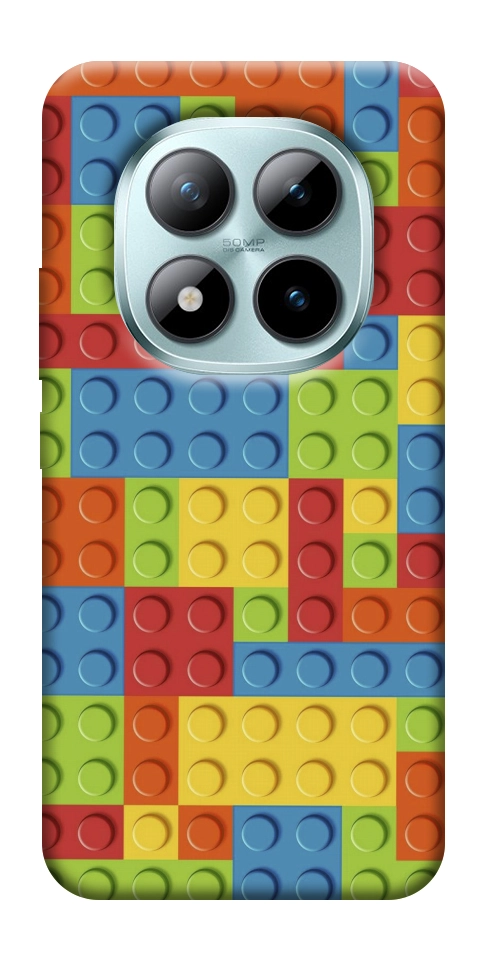 Чехол Цветной конструктор для Xiaomi Redmi Note 15 Pro+ 5G