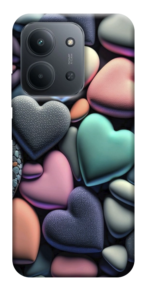 Чехол Каменные сердца для Xiaomi Redmi 15C (Europe version)