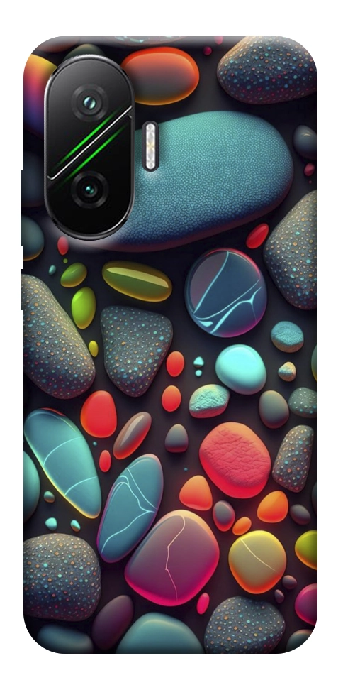 Чехол Разноцветные камни для Xiaomi Poco F7