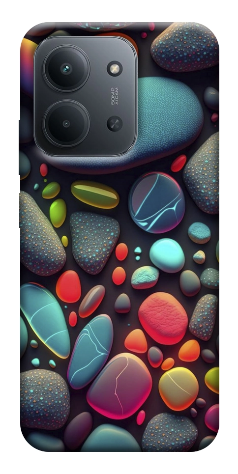 Чехол Разноцветные камни для Xiaomi Redmi 15C (Europe version)