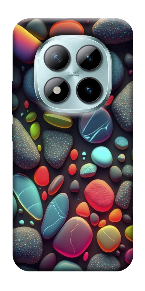 Чехол Разноцветные камни для Xiaomi Redmi Note 15 Pro 5G