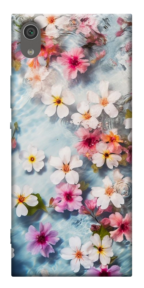 Чехол Floating flowers для Sony Xperia XA1