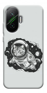 Чехол Кот космонавт для Xiaomi Poco F7