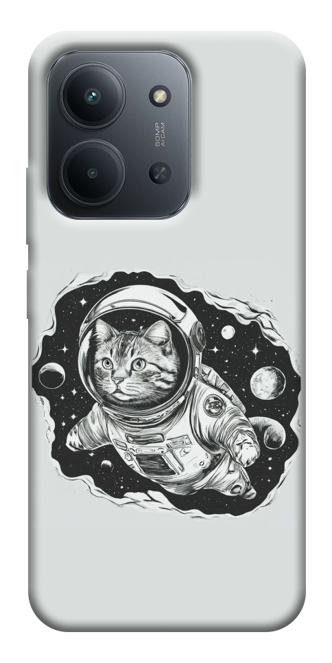 Чехол Кот космонавт для Xiaomi Redmi 15C (Europe version)