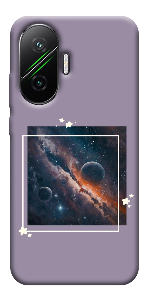 Чехол Космос в квадрате для Xiaomi Poco F7