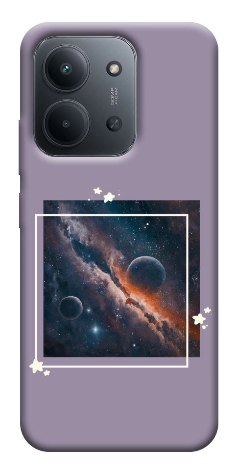 Чехол Космос в квадрате для Xiaomi Redmi 15C (Europe version)