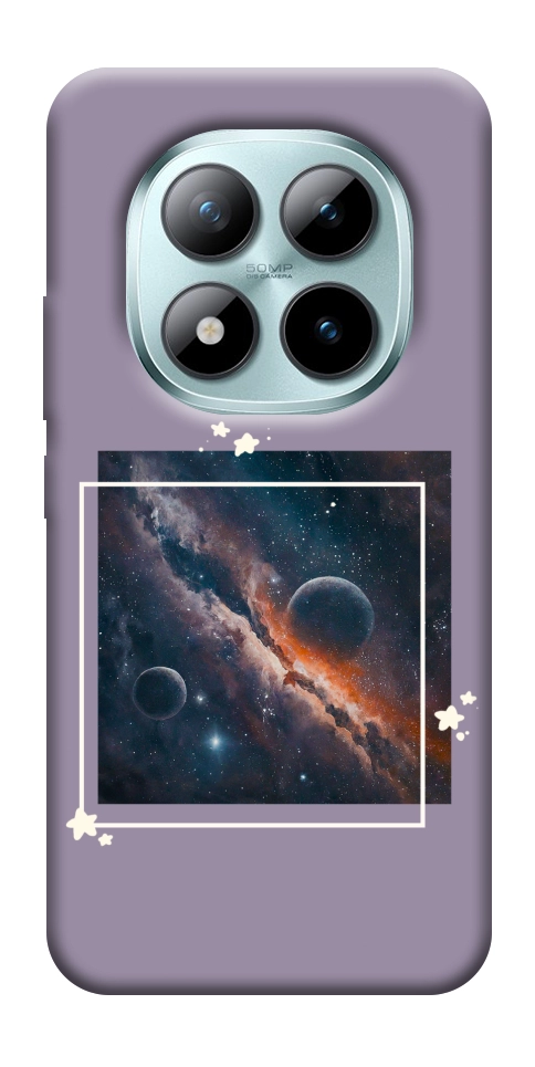 Чехол Космос в квадрате для Xiaomi Redmi Note 15 Pro+ 5G