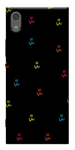Чехол Colorful smiley для Sony Xperia XA1
