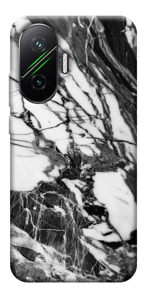 Чехол Calacatta black marble для Xiaomi Poco F7