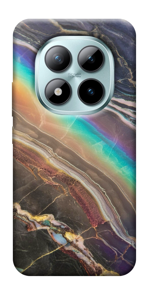 Чехол Радужный мрамор для Xiaomi Redmi Note 15 Pro 5G
