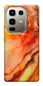 Чехол Красный коралл мрамор для Infinix Note 50 Pro 4G