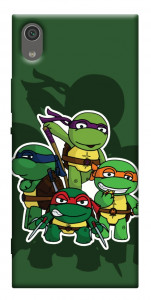 Чехол Green turtles для Sony Xperia XA1