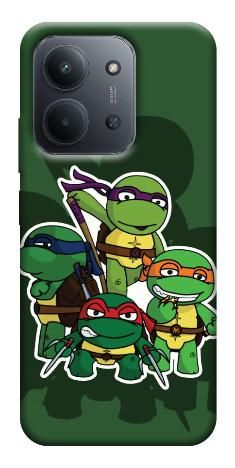 Чехол Green turtles для Xiaomi Redmi 15C (Europe version)