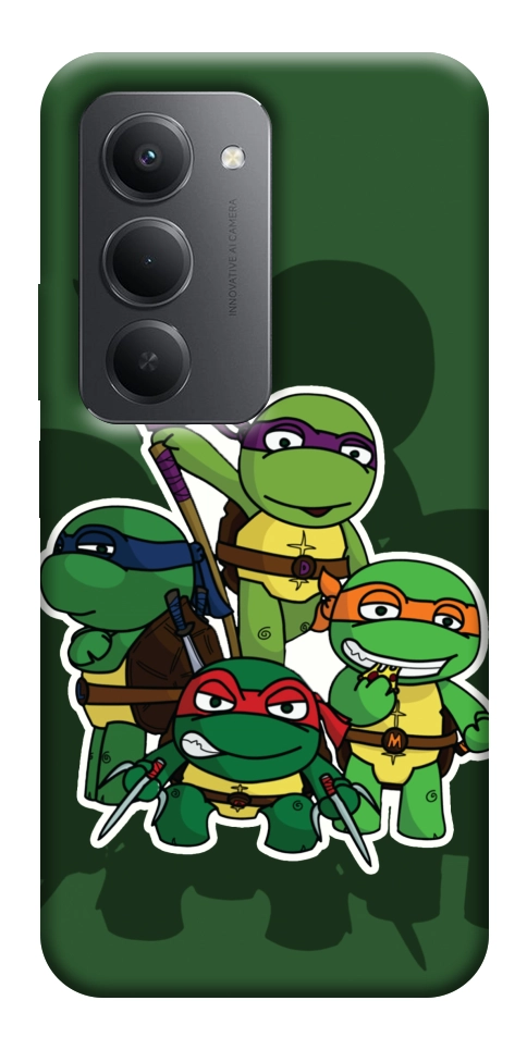Чехол Green turtles для Xiaomi Redmi 15 (Europe version)