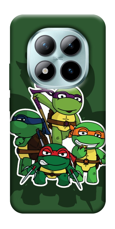 Чехол Green turtles для Xiaomi Redmi Note 15 Pro+ 5G