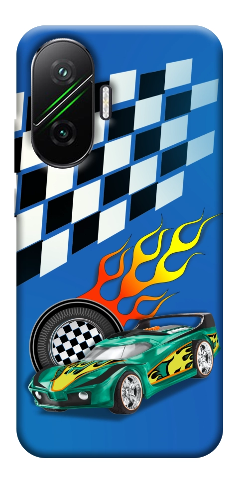 Чехол Гоночная машинка для Xiaomi Poco F7