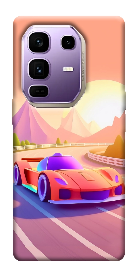 Чохол Машинка на заході сонця для Infinix Note 50 Pro+