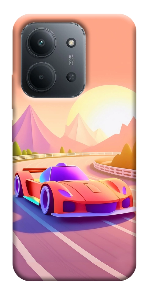 Чехол Машинка на закате для Xiaomi Redmi 15C (Europe version)