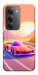 Чехол Машинка на закате для Xiaomi Redmi 15 (Europe version)