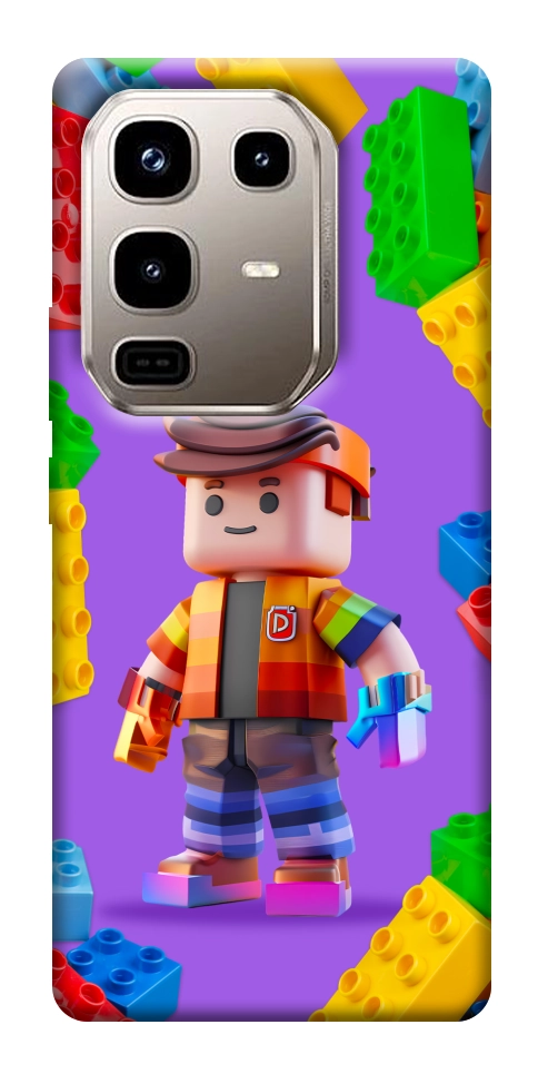 Чехол Colorful constructor для Infinix Note 50 Pro 4G