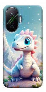 Чехол Белый дракоша для Xiaomi Poco F7