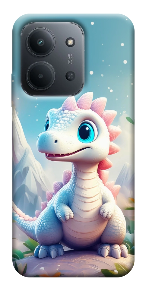 Чехол Белый дракоша для Xiaomi Redmi 15C (Europe version)